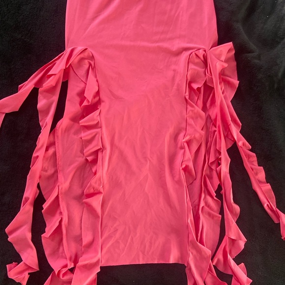 SHEIN ruffle tube dress | size small (US4 | pink - Picture 6 of 6